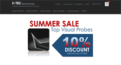 Desktop Screenshot of kteknano.com